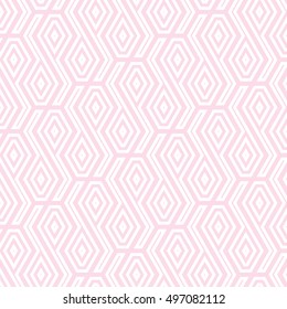 pink and white geometric pattern abstract vector background. Modern stylish texture.