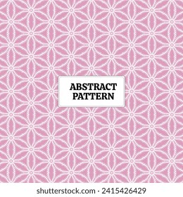 Pink and white geometric pattern with a white background. Perfect for feminine branding, textile design, stationery, and social media graphics. Adds a modern and elegant touch.
