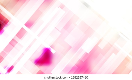 Pink and White Geometric Shapes Background