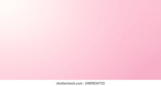 Fondo de color degradado rosa y blanco. Fondo rosa Abstractas. Anuncio para anunciar el producto en el Sitio web. Espacio para texto. Ilustración vectorial.