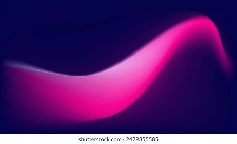 Pink and white gradient mesh curve with purple background nice for wallpaper or banner