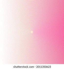 Rosa-weißer Hintergrund. Abstrakter Hintergrund. Farbverlauf-Retroliniendesign. Vektorhintergrund. Linie umkreist Hintergrund.