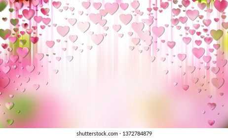 Pink and White Love Background