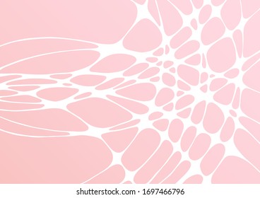 Tejido blanco rosa textura simple tapa de fondo diseño vectorial. Textura abstracta para invitación, imitación de mármol rosa. Gráfica vectorial con efecto líquido. Fondo del día de sensibilización sobre el cáncer de mama.