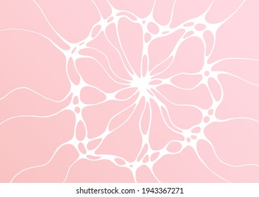 Pink white marble texture simple cover background vector design. Abstract texture for invitation, pink marble imitation. Vector graphic with liquid fluid effect. Breast cancer awareness day backdrop.