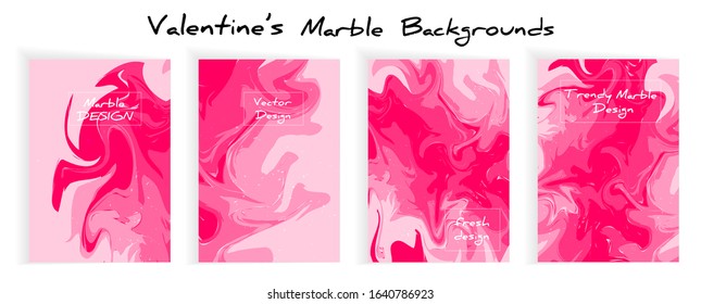 Pink white milk marble texture simple cover backgrounds vector design. Abstract minimalist texture for poster layout, pink marble stone imitation in light colors. Vector cover with liquid fluid effect