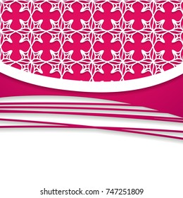 pink and white ornamental background