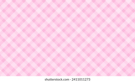 Pink and white pattern plaid background