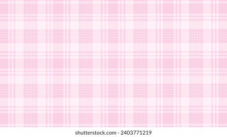 Pink and white  plaid texture as a background	