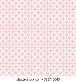 pink & white quatrefoil pattern, seamless texture background