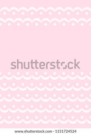 pink white scalloped lacy edge embroidery royalty free scalloped edge template