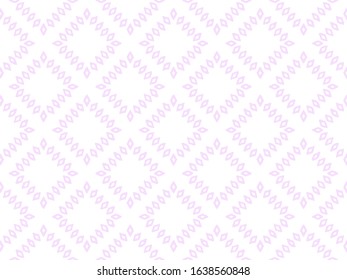 Pink and white seamless pattern with rhombus elements. Valentine print for textile, wallpaper, wrapping. 