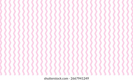 Fundo de ziguezague vertical padrão sem emenda rosa e branco. Papel de parede de contraste de onda em ziguezague. Fundo clássico.