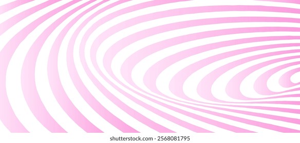 Pink and white spiral swirl abstract background
