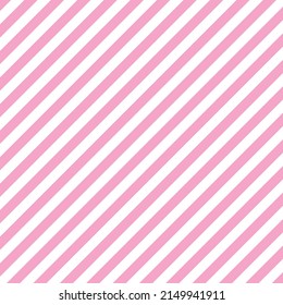 Fondo rayado rosa y blanco. Ilustración del vector