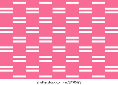 Pink white stripes pattern