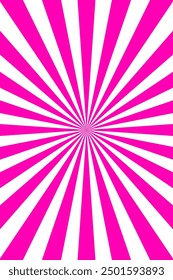 Pink and white sunburst background vector design. comic background with retro rays.Sunburst pattern background.