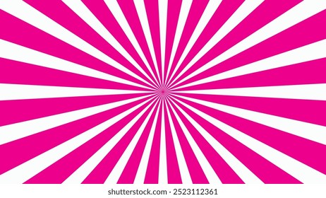 Fondo de Vector de explosión de sol rosa y blanco, Fondo de explosión de grunge de Antiguas, estilo retro de Ilustración vectorial