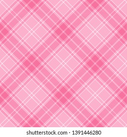 Pink and  White    Tartan  Plaid  Seamless Pattern Background. Flannel  Shirt Tartan Patterns. Trendy Tiles Vector Illustration for Wallpapers.