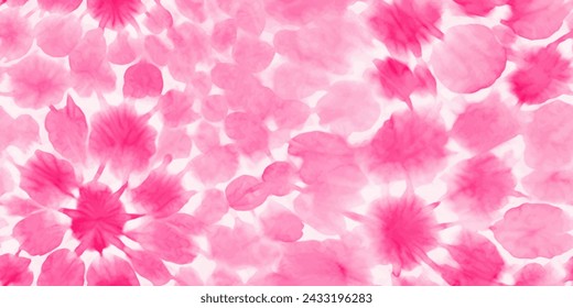 Pink and white tie dye pattern seamless  , Colorful tie dye pattern abstract background. Tie Dye two Tone. Abstract batik brush seamless and repeat pattern design.