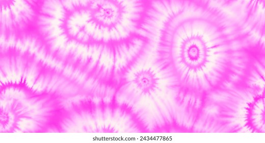 Pink and white tie dye pattern seamless  , Colorful tie dye pattern abstract background. Tie Dye two Tone. Abstract batik brush seamless and repeat pattern design.