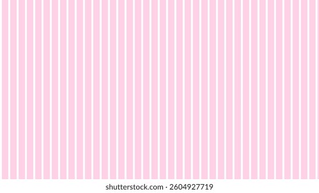 Pink and white vertical stripes background. Cute wallpaper.