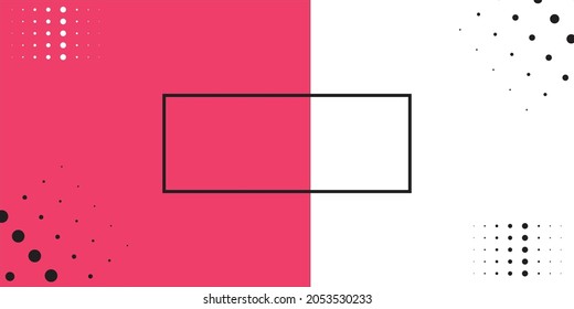 fondo de texto de vídeo blanco rosa