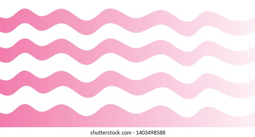 pink and white waves with fading effect design for advertisement, posters, banners, book covers, cards, template, web designs, cover pictures, etc