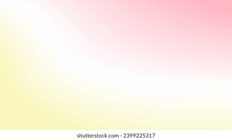 Pink, White, Yellow, colored gradient background. Vector illustration