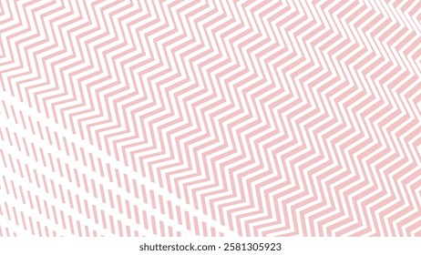 Pink and white zig zag pattern abstract background for fabric style