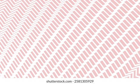 Pink and white zig zag pattern abstract background for fabric style