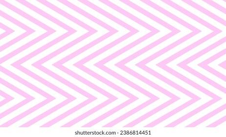 Pink and white zigzag wave geometric pattern background
