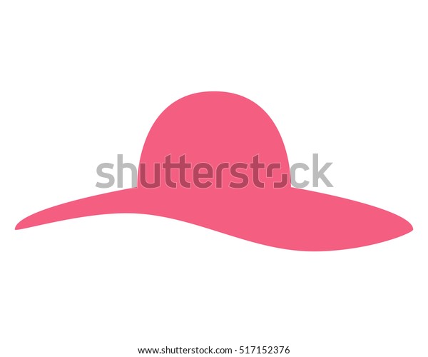 Rundt om Tropisk Gammel mand Pink Woman Hat Silhouette Icon Elegant Stock-vektor (royaltyfri) 517152376