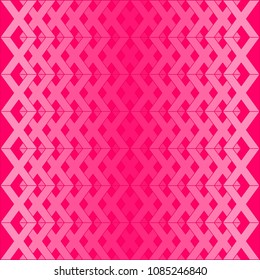 Pink X alphabet pattern on pink background vector.