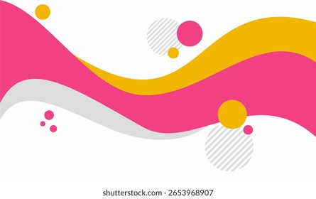 Rosa und gelb abstrakte geometrische Hintergrund Vektorgrafik