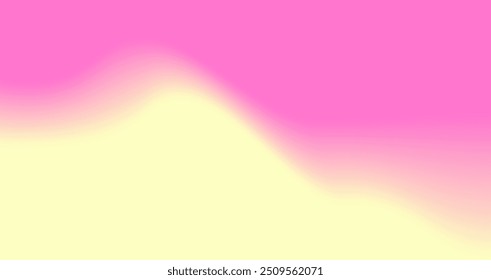 a pink and yellow background
