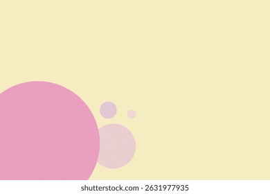 fondo rosa y amarillo, telón de fondo, abstracto, fondo para presentaciones de PowerPoint Plantilla, círculos, color pastel - para el Fondo de pantalla, papel de regalo