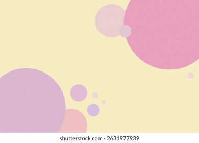 pink and yellow background, Backdrop, abstract, background for PowerPoint presentations template, circles, pastel color - for wallpaper, wrapping paper