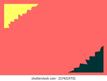Pink and Yellow Background Vector Art