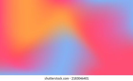 Pink yellow blue gradient background. Abstract texture. Vector illustration.