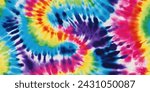 Pink, yellow, blue, green and purple color fabric pattern ink , colorful tie dye pattern abstract background. Shibori, tie dye, abstract batik brush seamless and repeat pattern design.