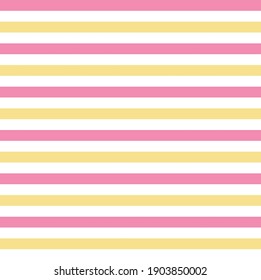 pink and yellow bold seamless stripes