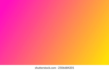 Pink and yellow color abstract background. Bright colorful gradient transition illustration for digital, greeting, surface, banner, cover, web, advertisement, decoration, idea, brand, commercial
