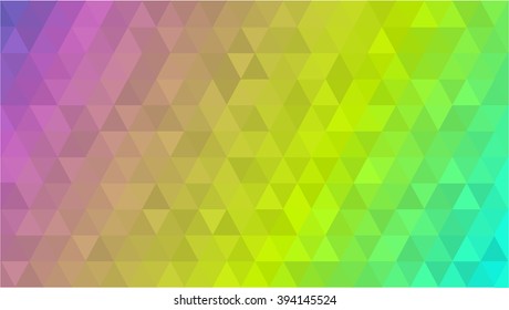 Pink yellow cyan low poly background (Diamond style)