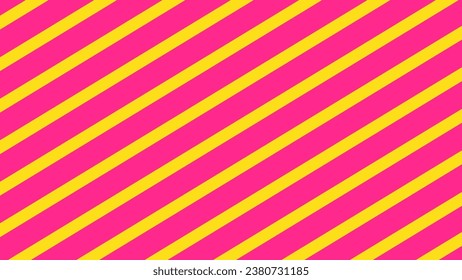 Pink and yellow diagonal stripes