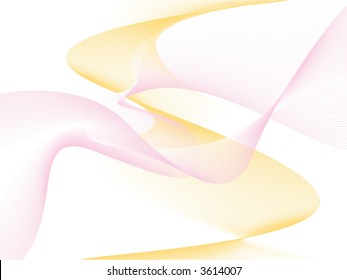 Pink and yellow flowing abstract background image ideal as a desktop image or presentation overlay