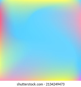 Pink Yellow Fluid Wavy Blurry Texture. Light Purple Rainbow Blue Color Wallpaper. Pastel Water Dynamic Green Liquid Swirl Gradient Mesh. Multicolor Curve Happy Neon Blurred Gradient Backdrop.