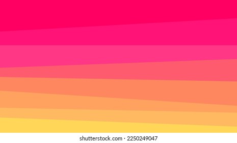 Pink and yellow gradient bright background. Vector illustration.