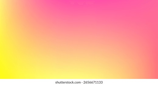 Pink and yellow gradient with a soft, vibrant blend—ideal for cheerful, modern, and abstract vector background designs.