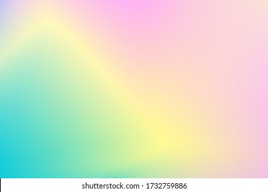 Pink yellow green vector gradient background  Pastel gradient mesh  Soft multicolored backdrop for web design  Digital liquid color blot  Trendy banner cover template  Blurry colorful abstraction 